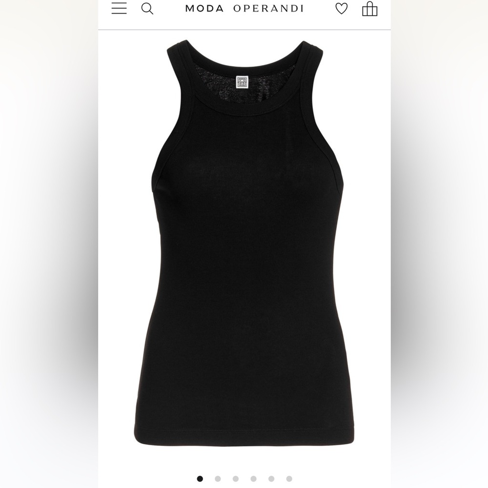 Toteme black espera tank